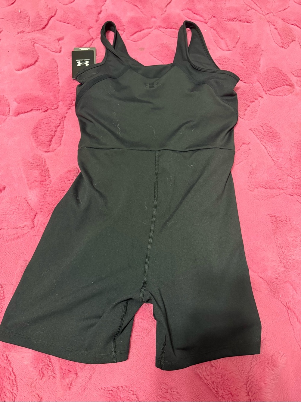 Under Armour Black Girls' One-Piece Athletic Romper